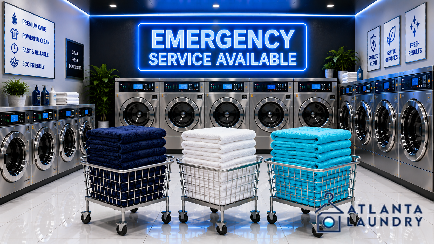 Emergency Commercial Laundry Service In Lindridge Martin Manor, Atlanta