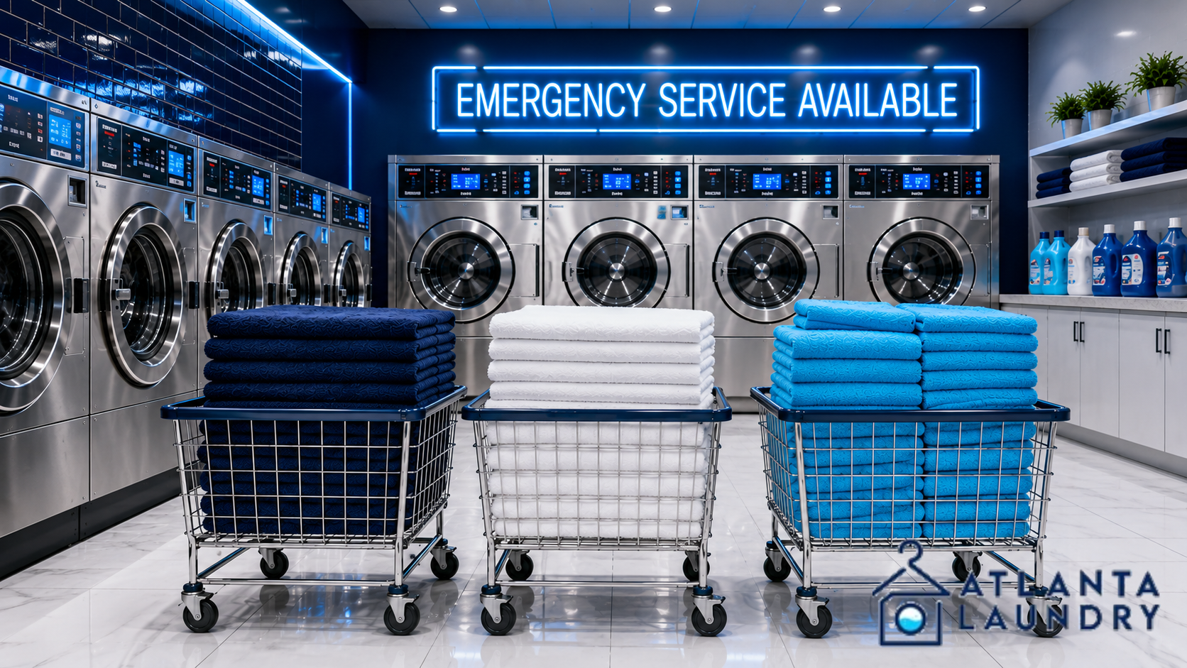 Emergency Commercial Laundry Service In Reynoldstown, Atlanta