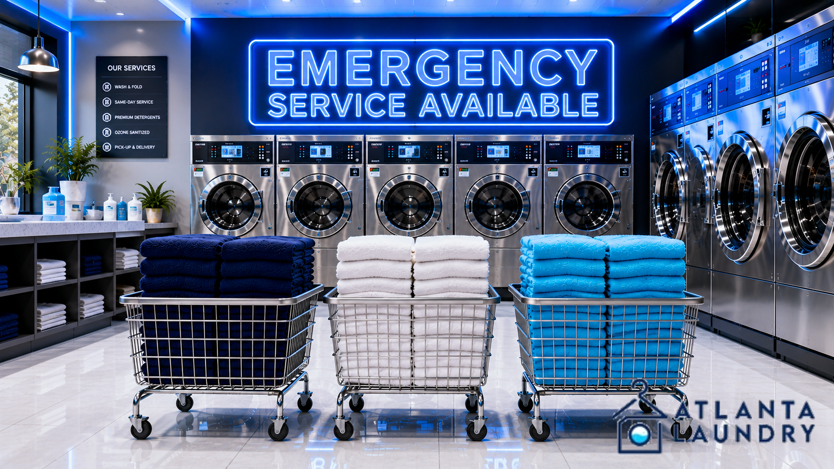 Emergency Commercial Laundry Service In Virginia Highland, Atlanta