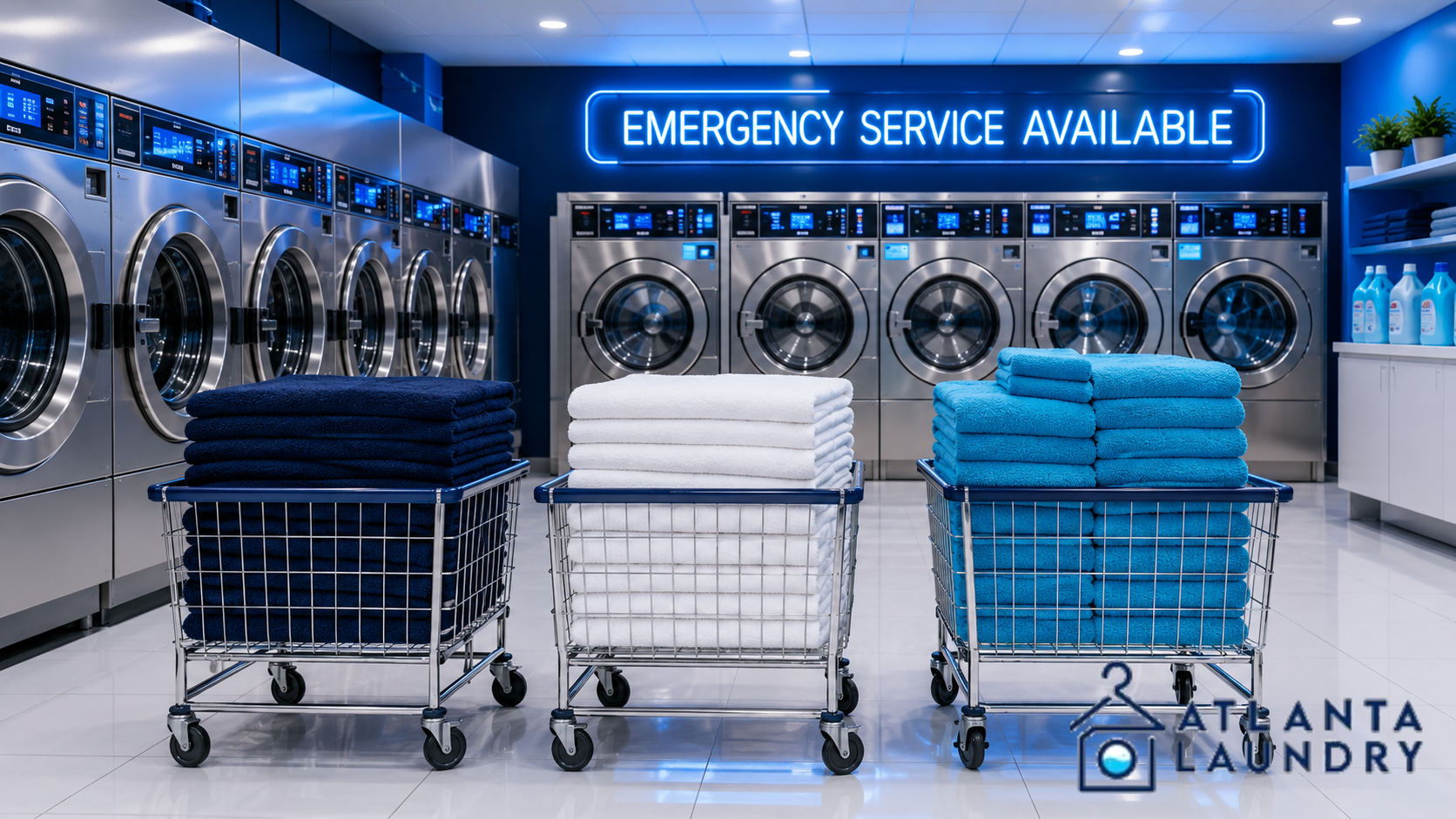 Emergency Commercial Laundry Service In Sherwood Forest, Atlanta