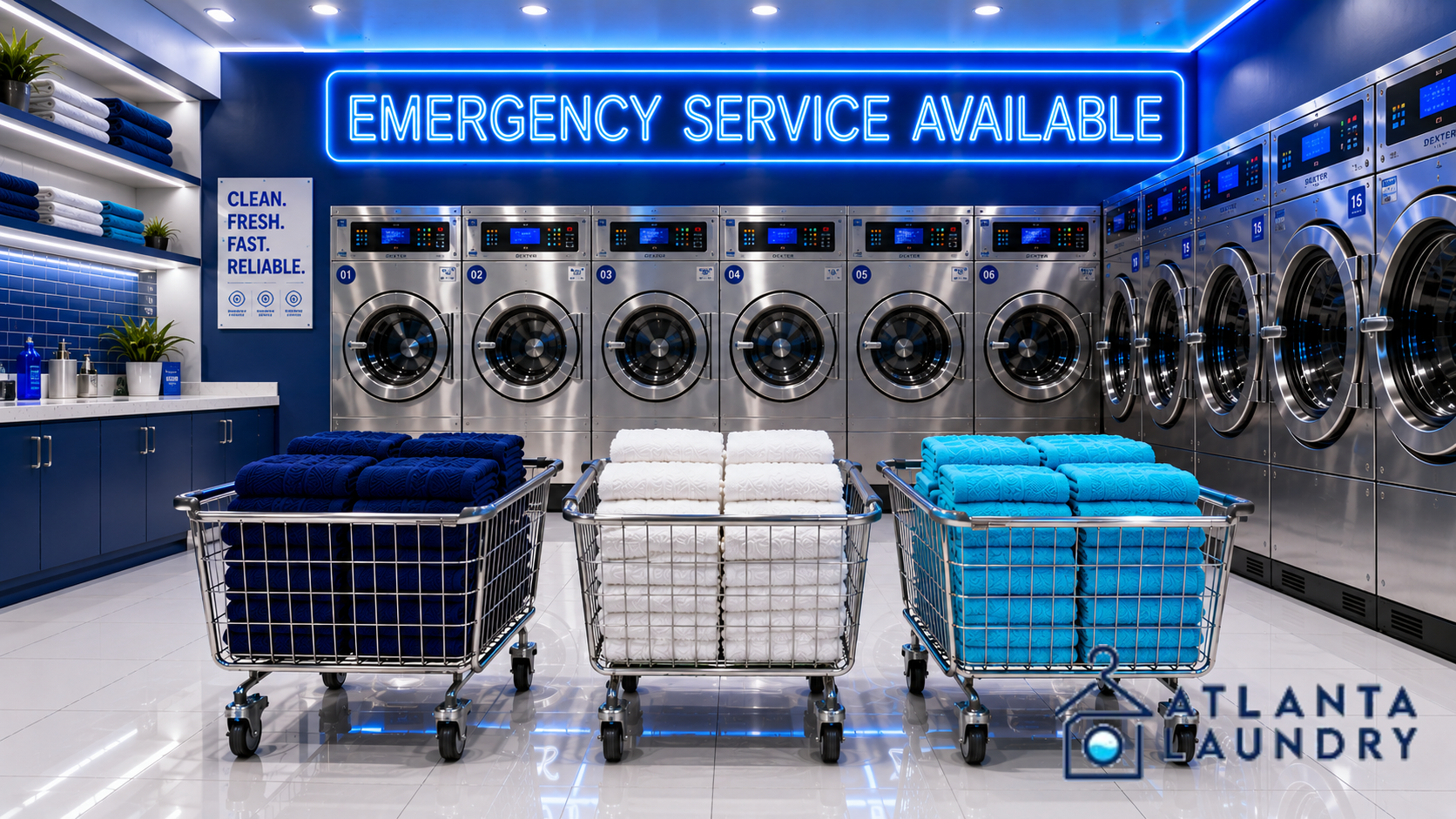 Emergency Commercial Laundry Service In Carroll Heights, Atlanta
