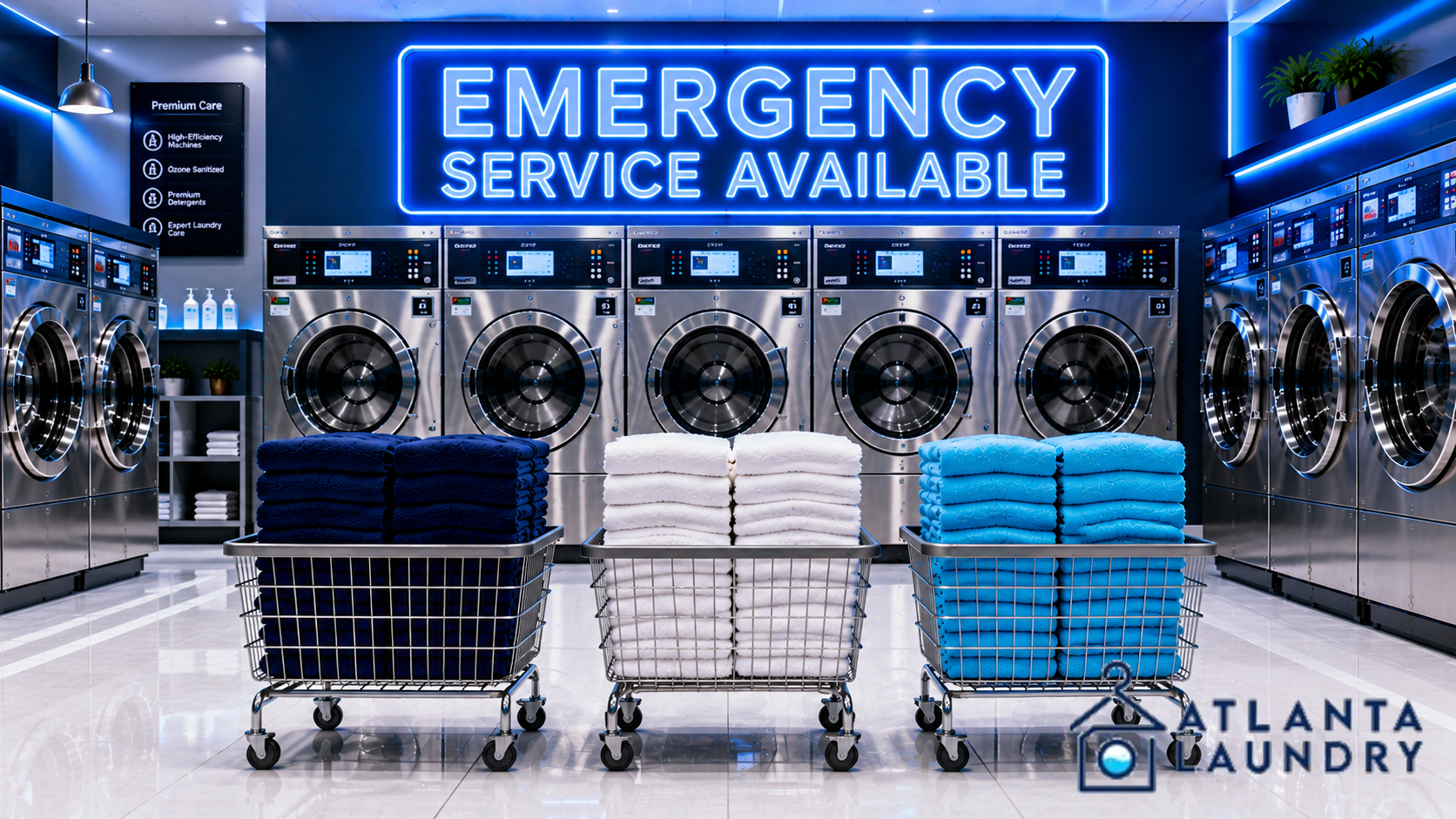 Emergency Commercial Laundry Service In Woodland Hills, Atlanta