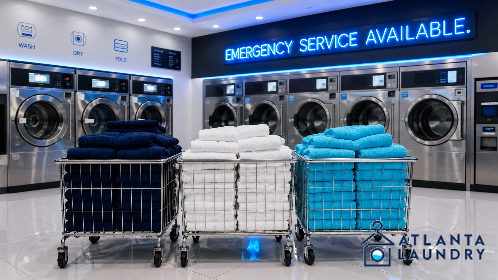 Emergency Commercial Laundry Service In Cabbagetown, Atlanta
