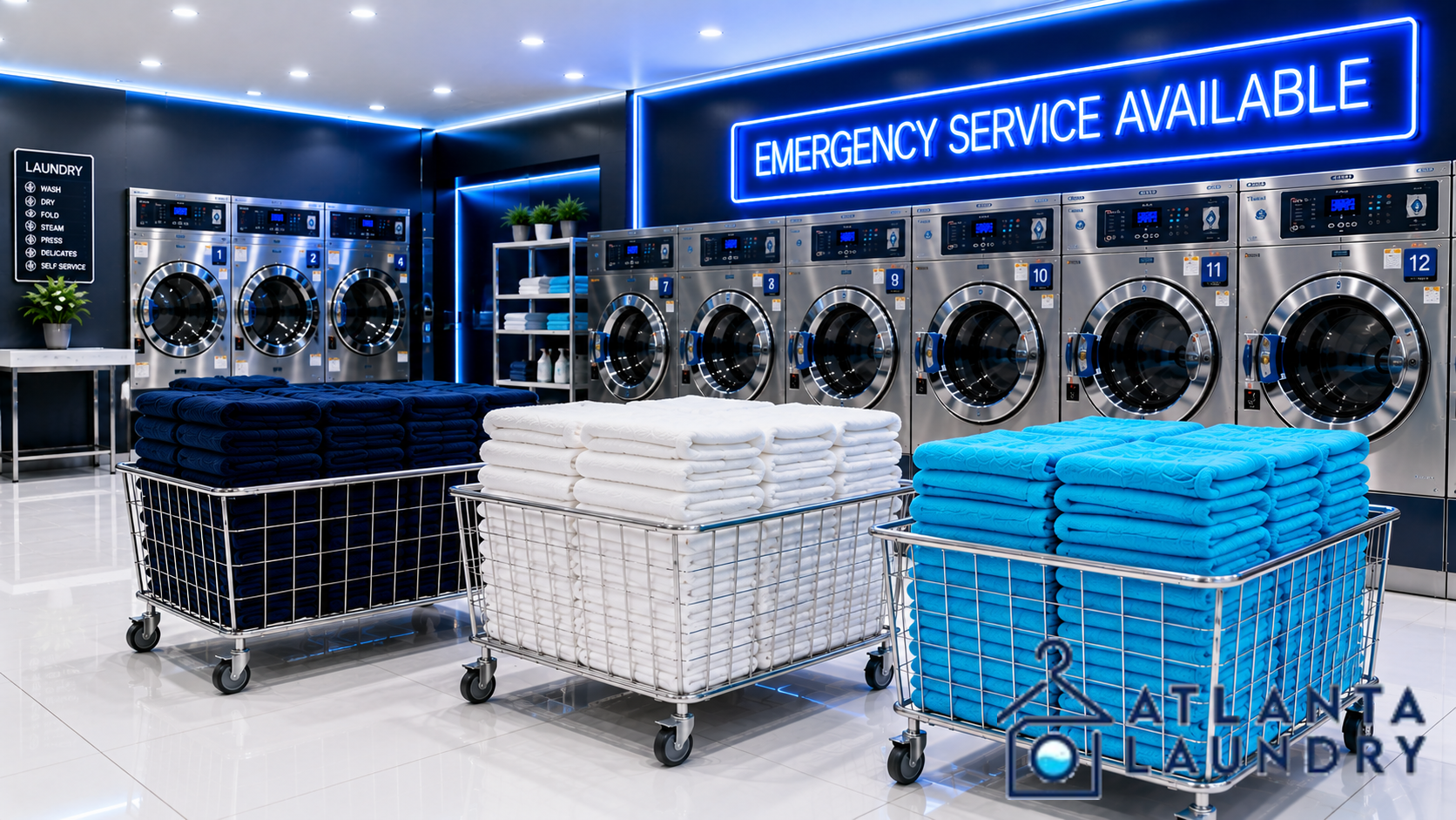 Emergency Commercial Laundry Service In Roswell