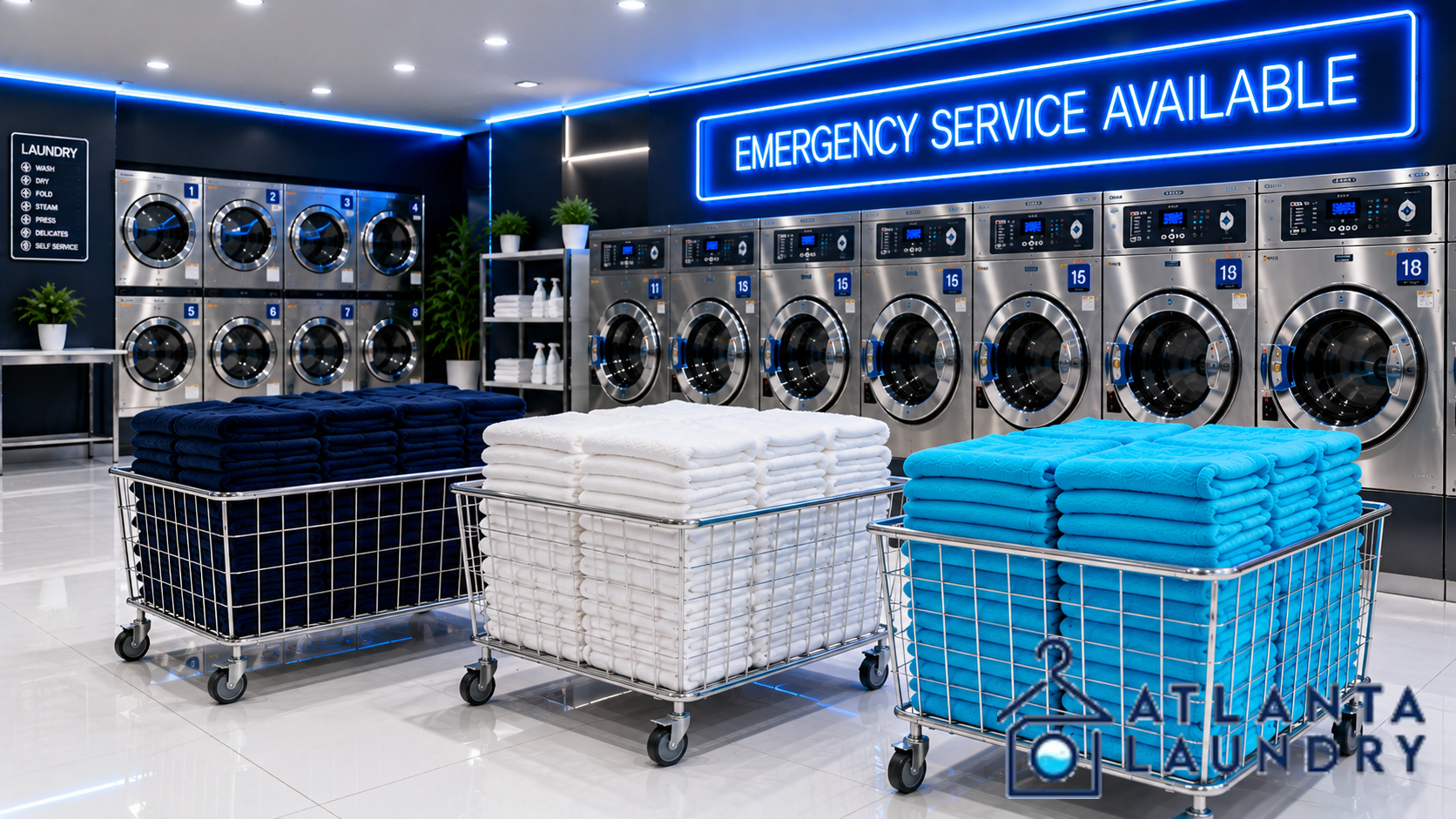Emergency Commercial Laundry Service In Peachtree Corners