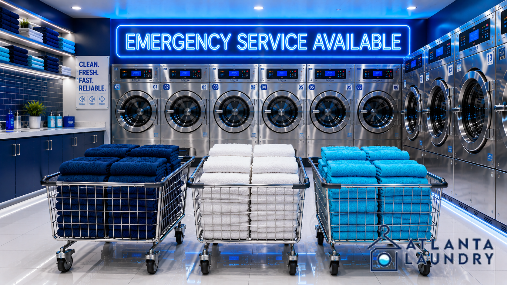 Emergency Commercial Laundry Service In Candler Park, Atlanta