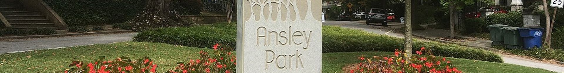 Ansley Park (Atlanta, GA) Neighborhood Sign (1)