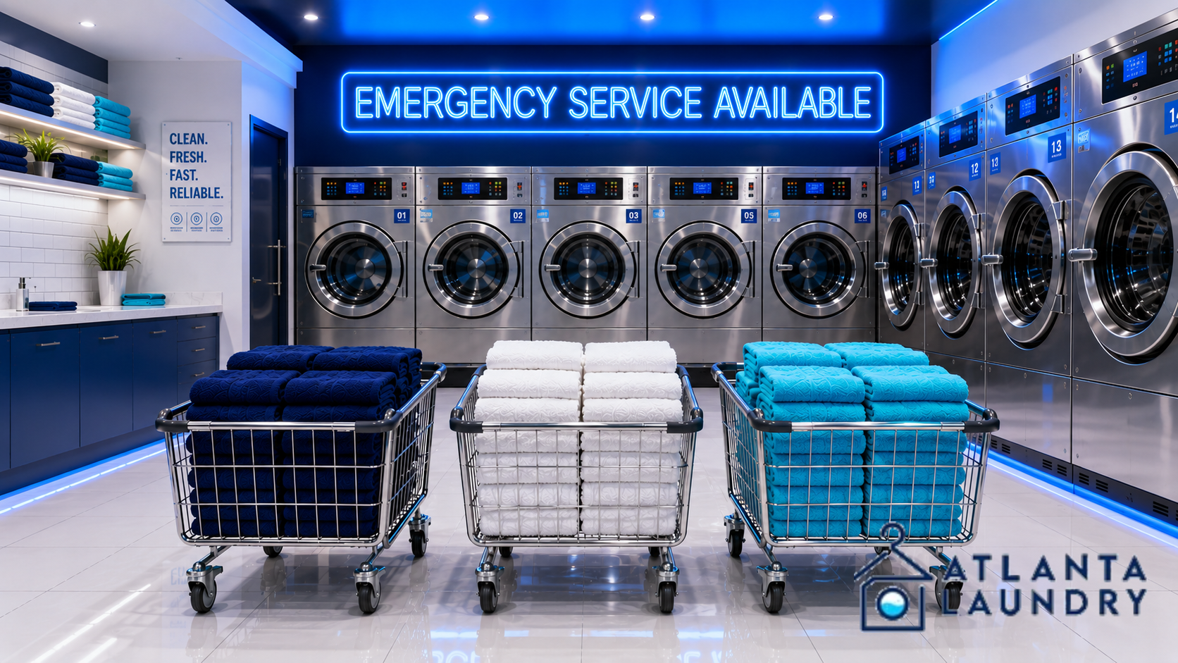 Emergency Commercial Laundry Service In Centennial Hill, Atlanta