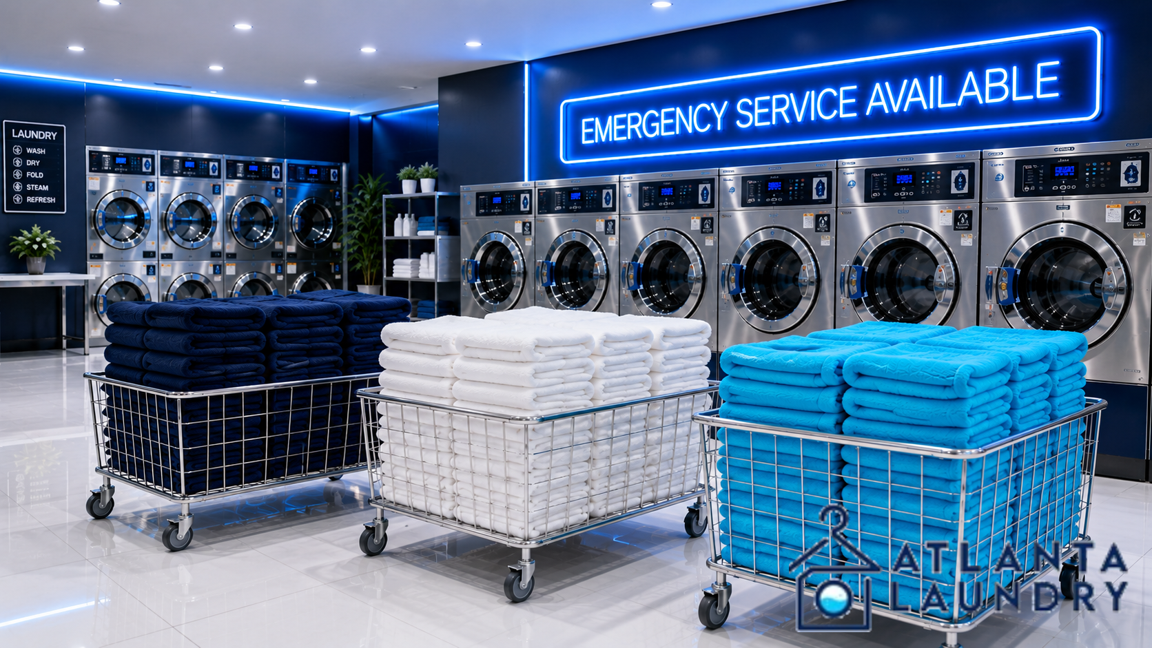 Emergency Commercial Laundry Service In Peachtree City