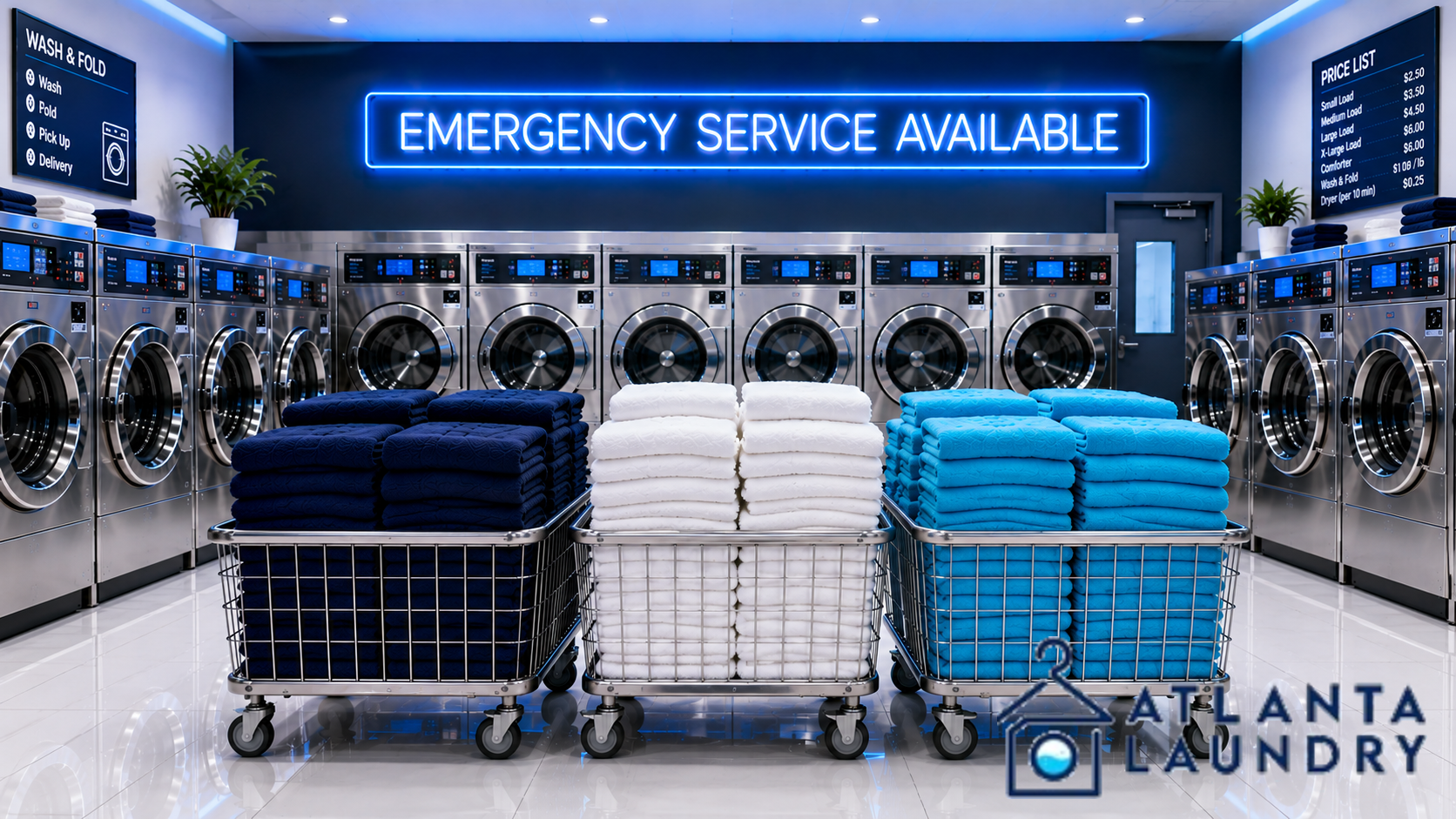 Emergency Commercial Laundry Service In Inman Park, Atlanta