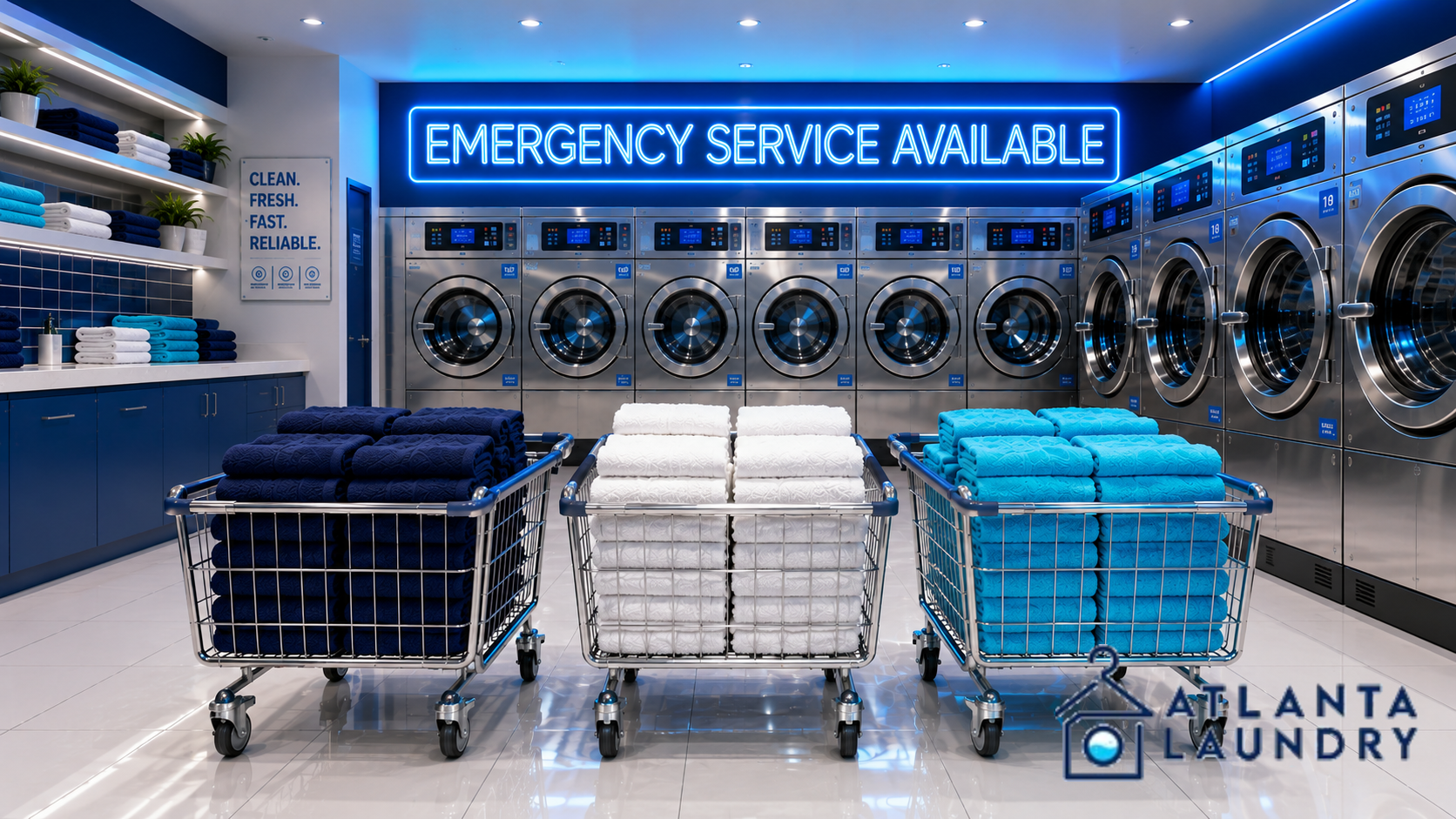 Emergency Commercial Laundry Service In Chastain Park, Atlanta