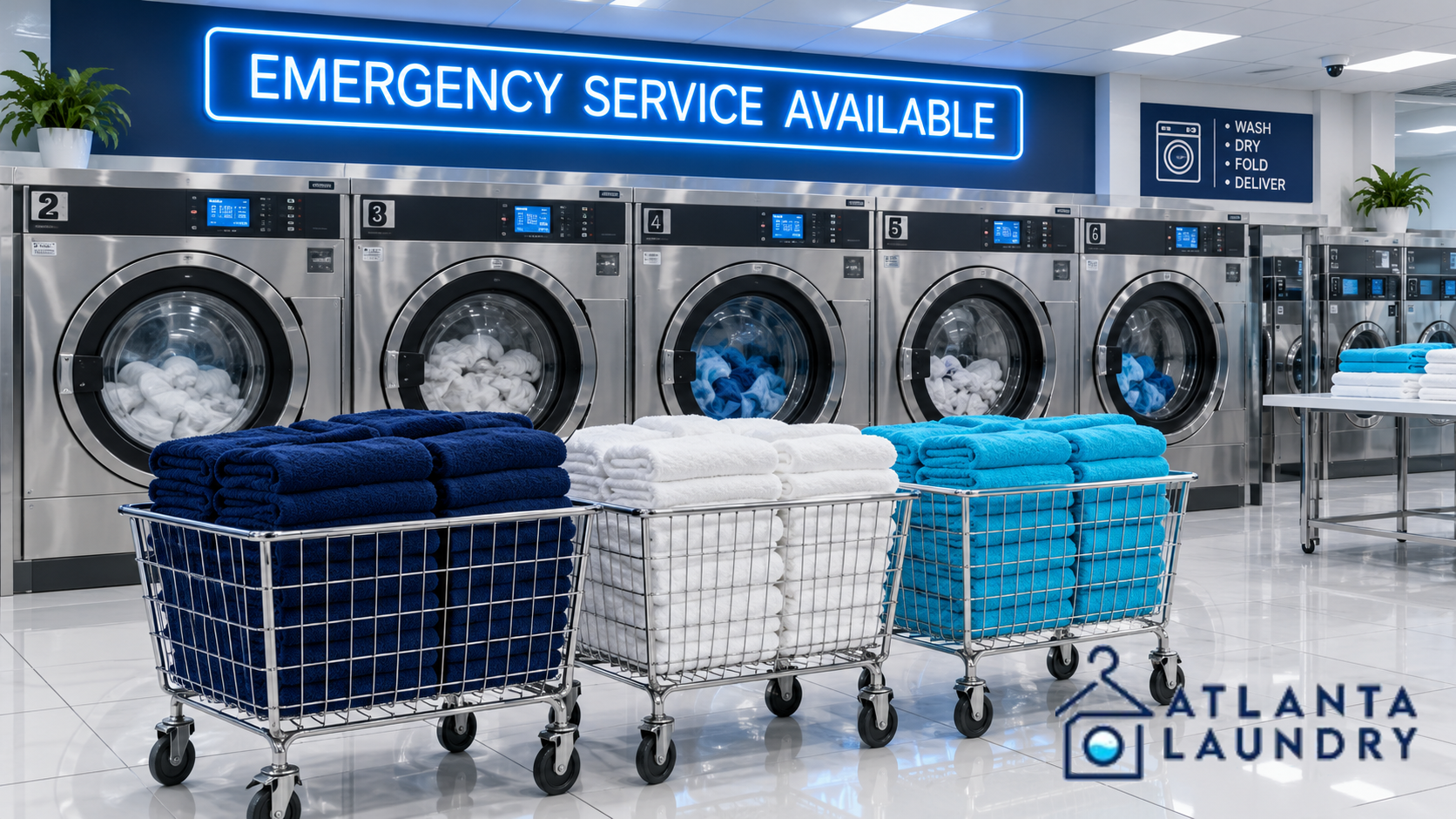 Emergency Commercial Laundry Service In Campbellton Road, Atlanta