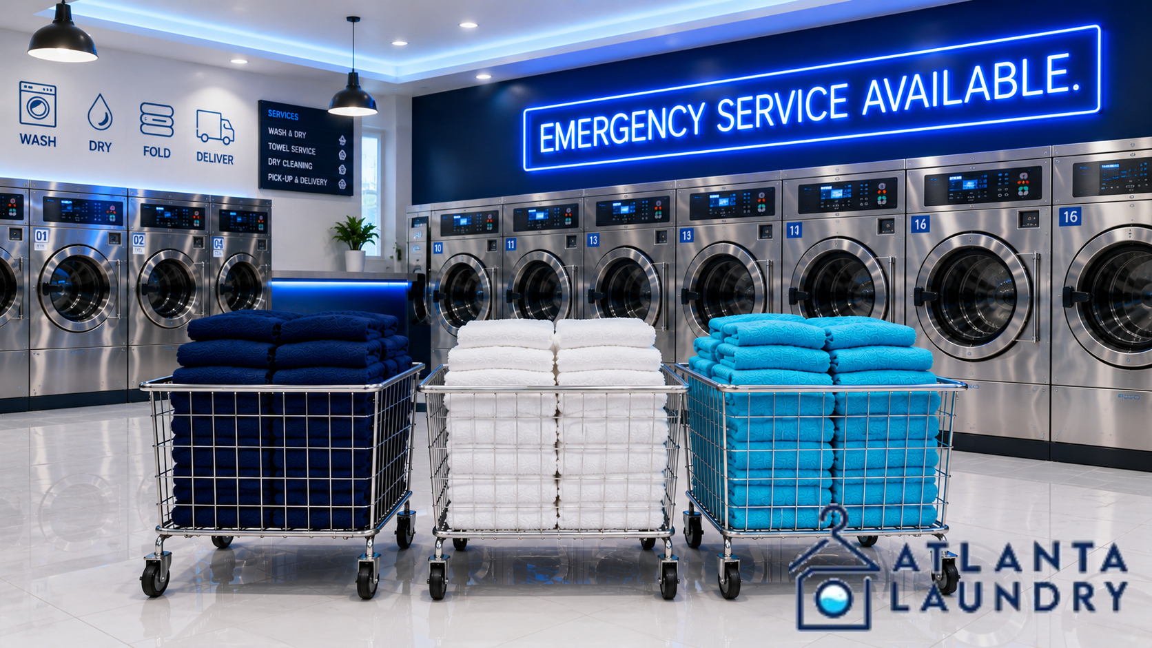 Emergency Commercial Laundry Service In Ansley Park, Atlanta