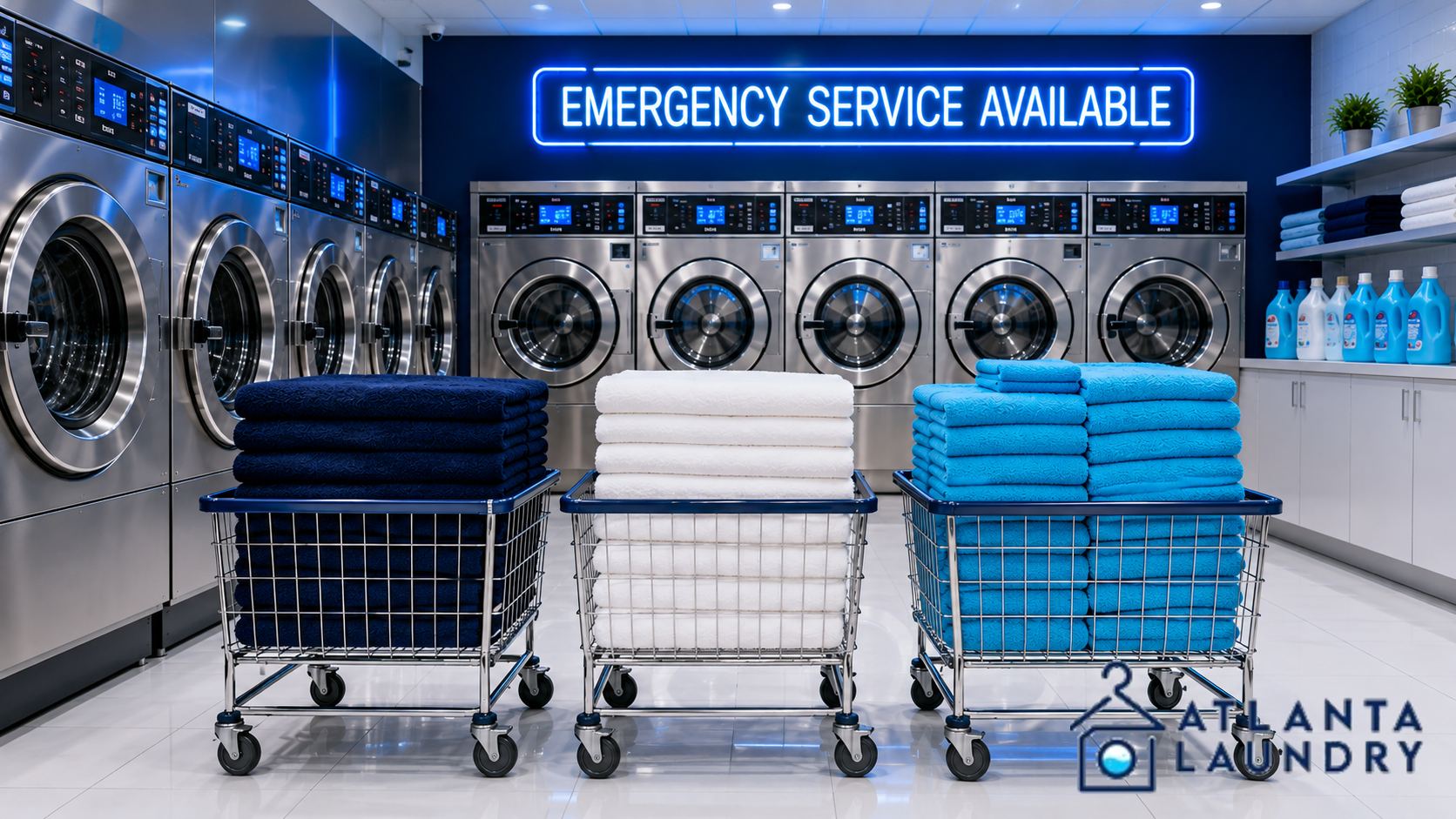 Emergency Commercial Laundry Service In Riverside, Atlanta