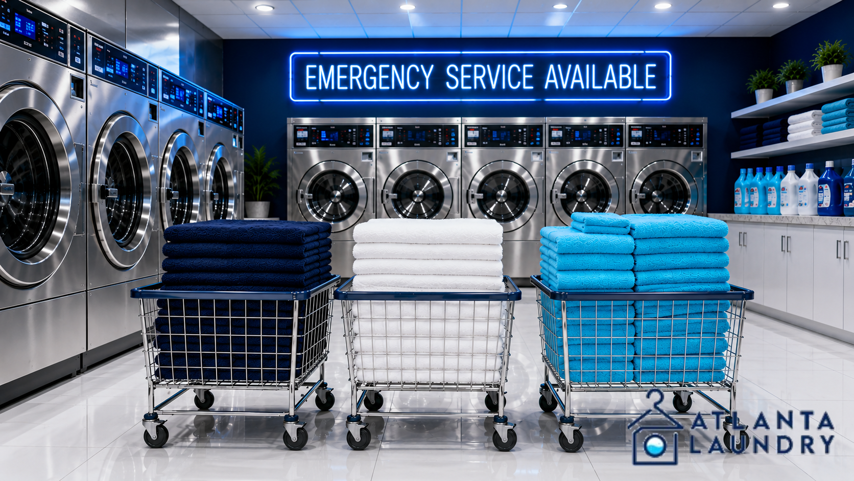 Emergency Commercial Laundry Service In Piedmont Heights, Atlanta