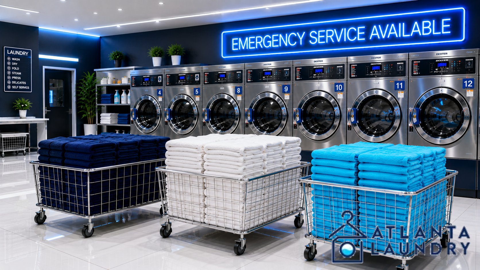 Emergency Commercial Laundry Service In Sandy Springs