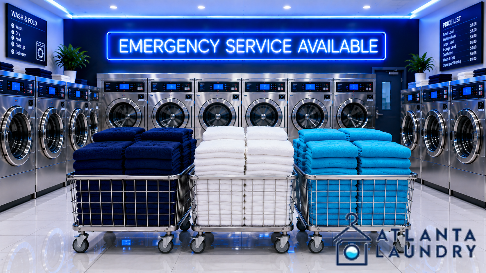 Emergency Commercial Laundry Service In Morningside Lenox Park, Atlanta
