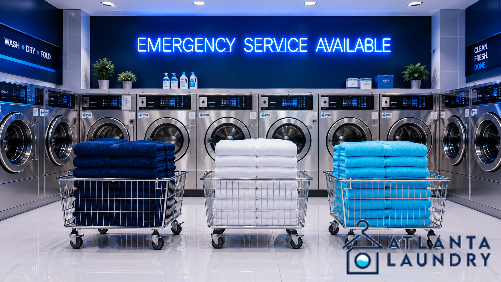 Emergency Commercial Laundry Service In Brookhaven