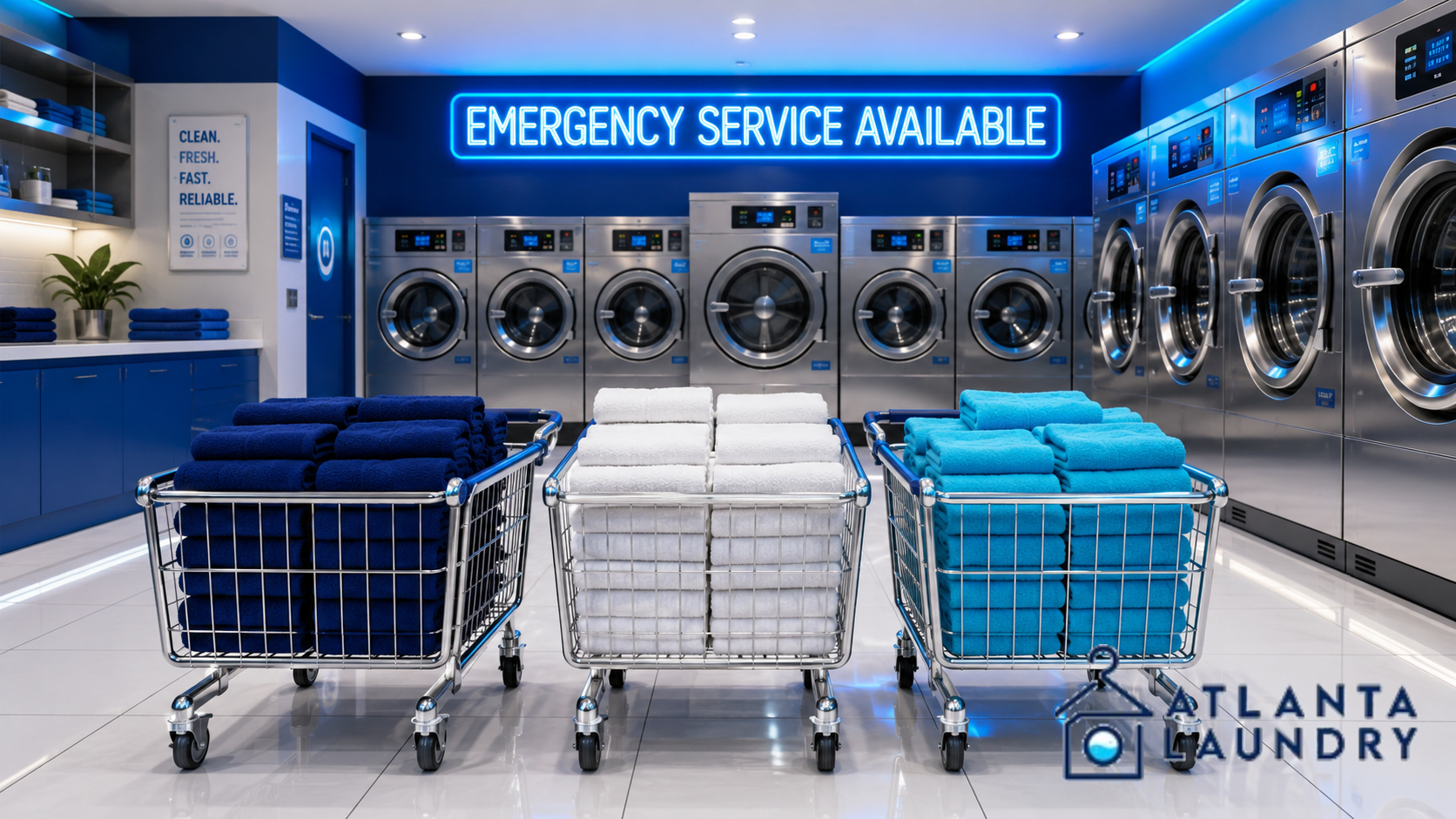 Emergency Commercial Laundry Service In Edgewood, Atlanta