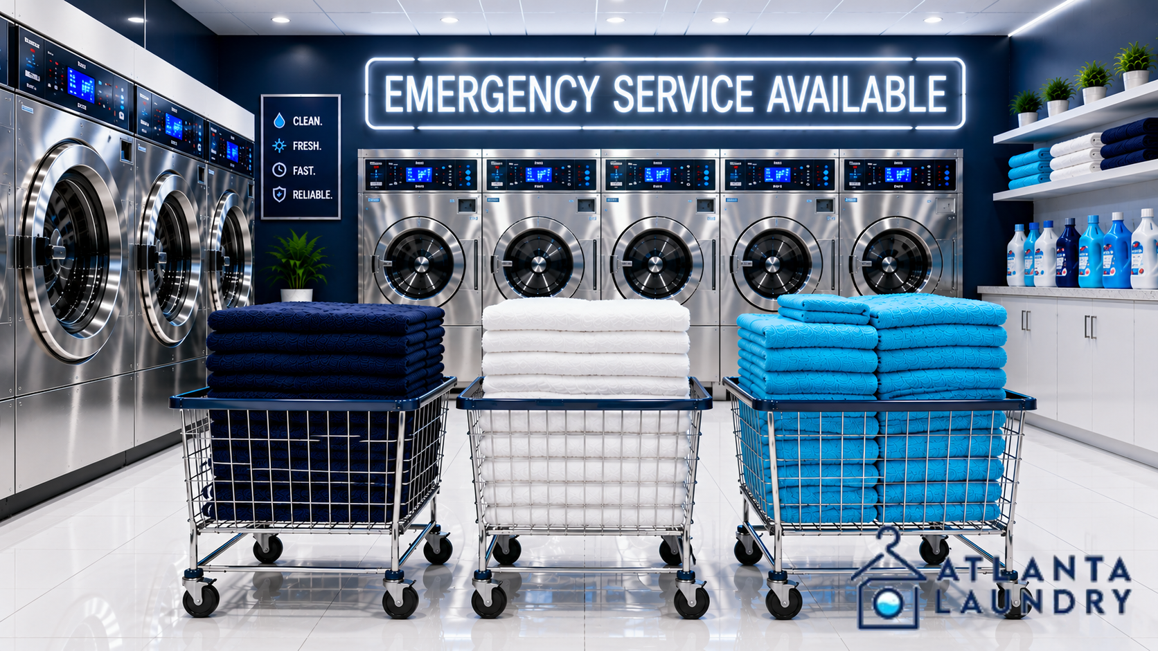 Emergency Commercial Laundry Service In Ormewood Park, Atlanta