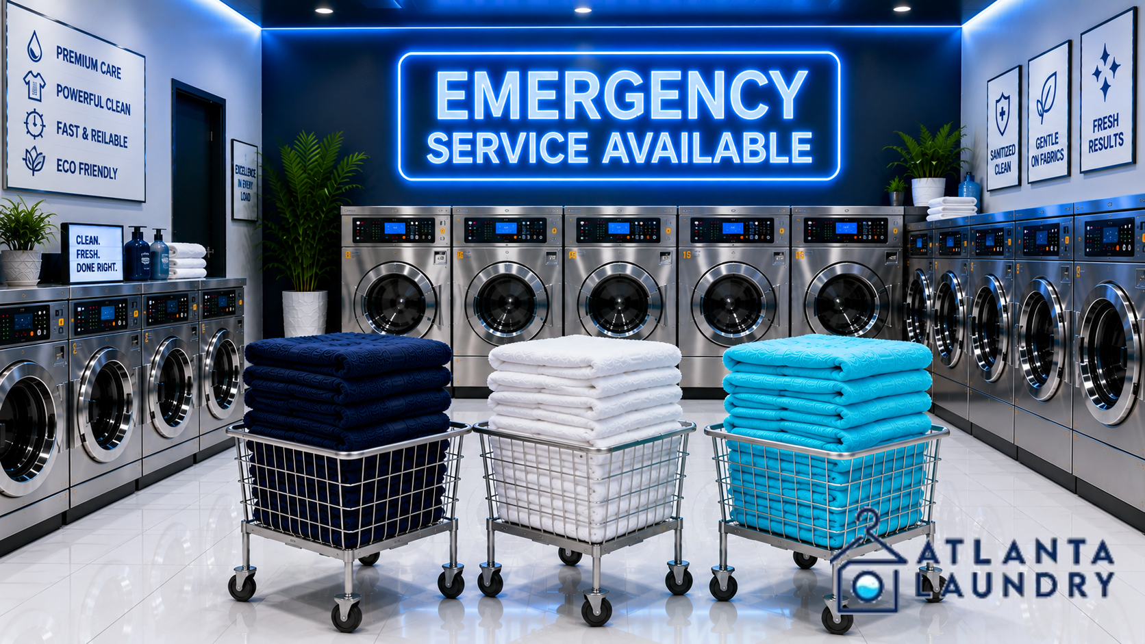 Emergency Commercial Laundry Service In Loring Heights, Atlanta