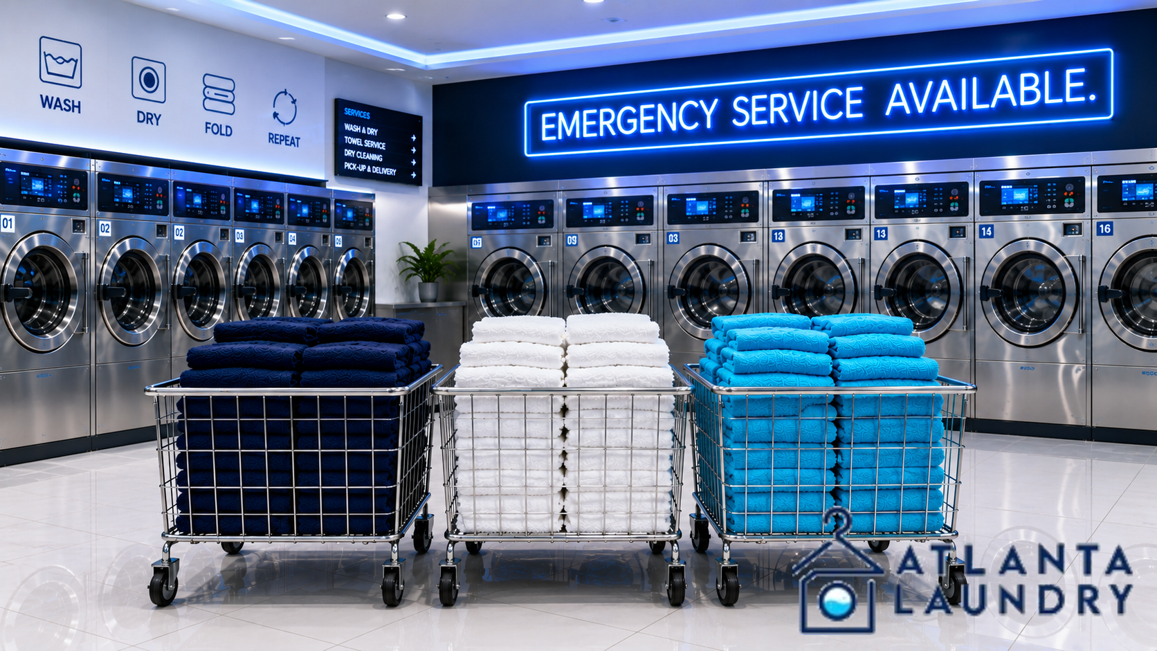 Emergency Commercial Laundry Service In Argonne Forest, Atlanta