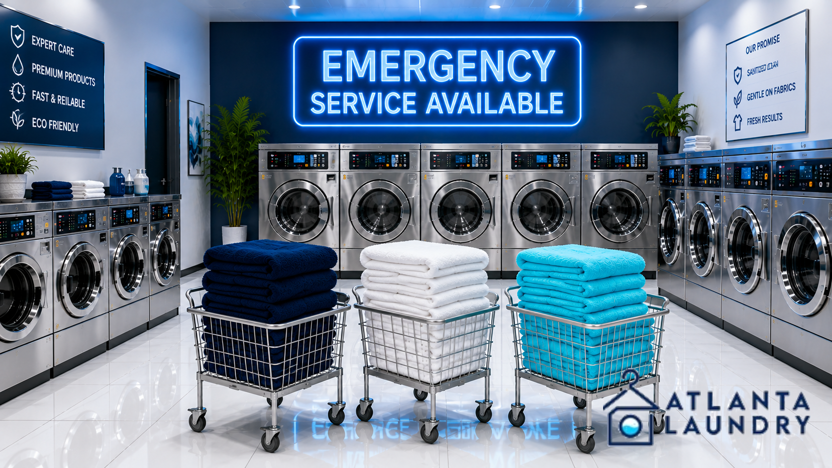Emergency Commercial Laundry Service In Mount Paran Northside, Atlanta