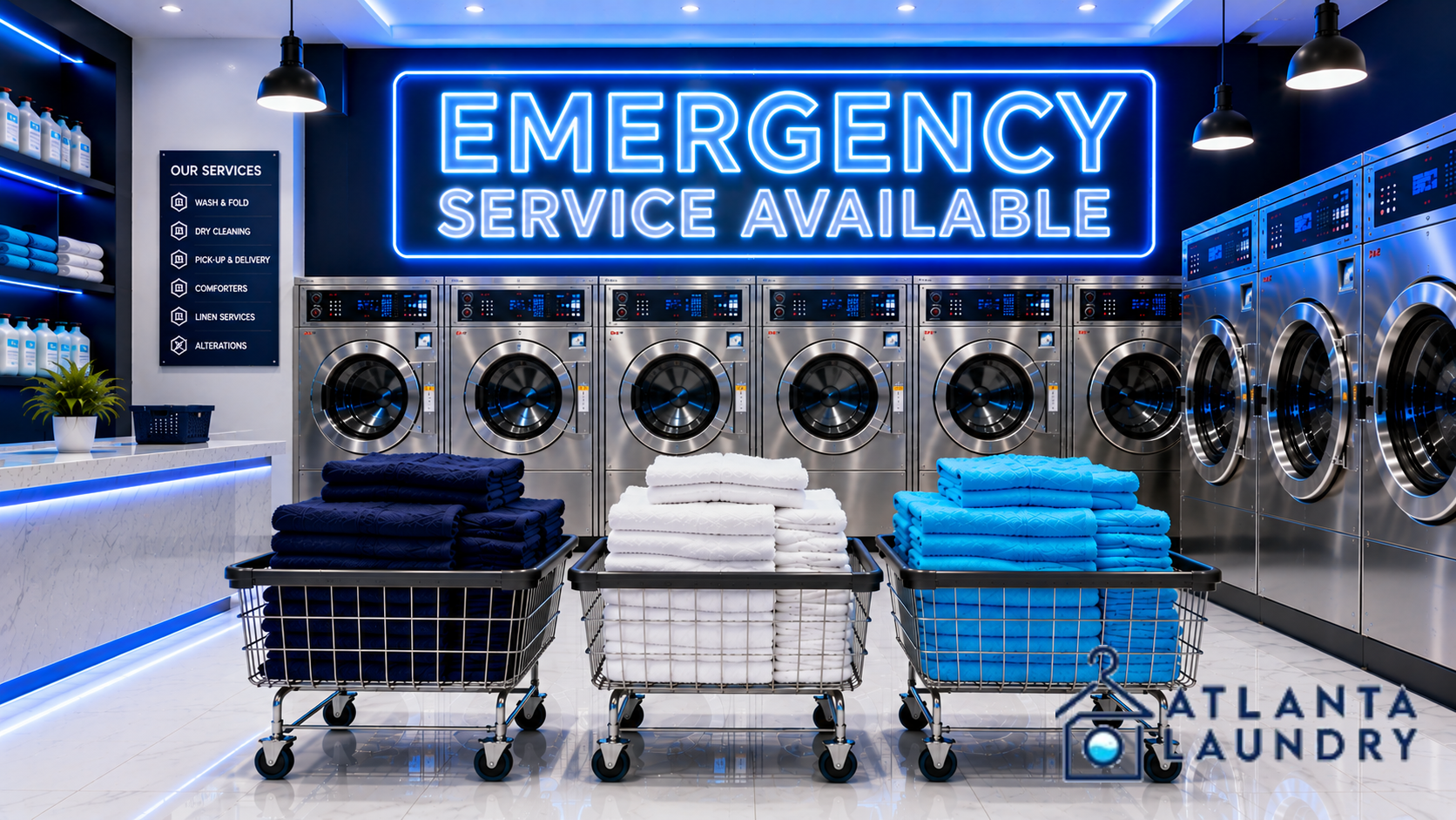 Emergency Commercial Laundry Service In Intown Atlanta