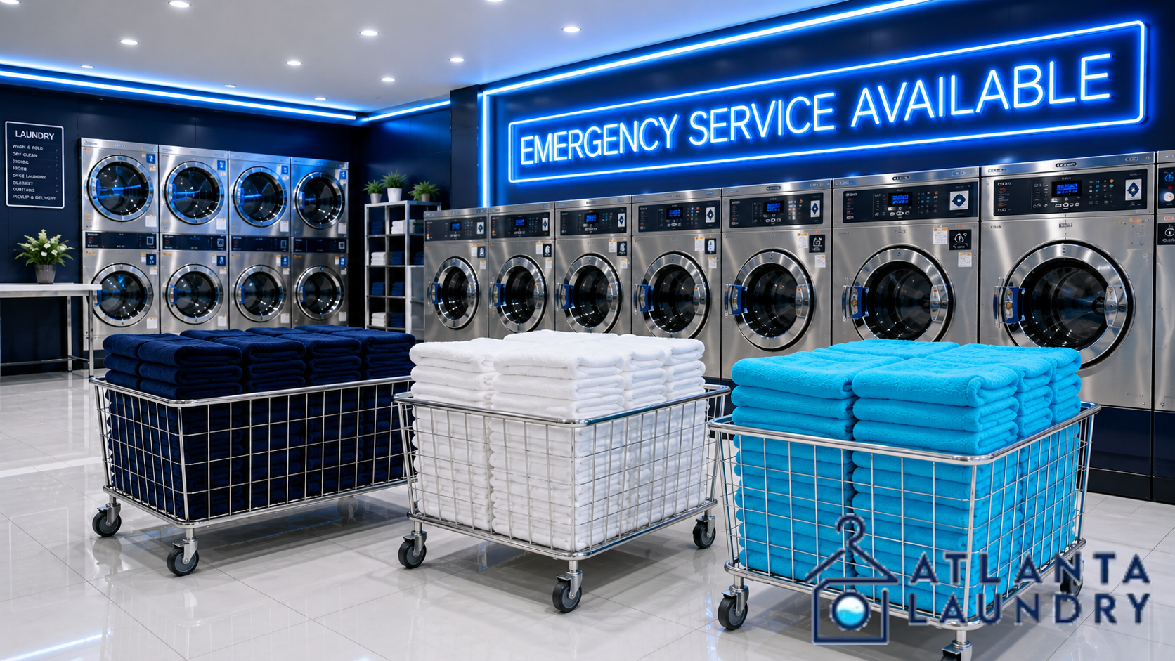 Emergency Commercial Laundry Service In Milton