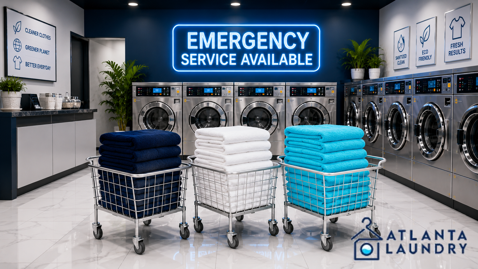 Emergency Commercial Laundry Service In Norwood Manor, Atlanta