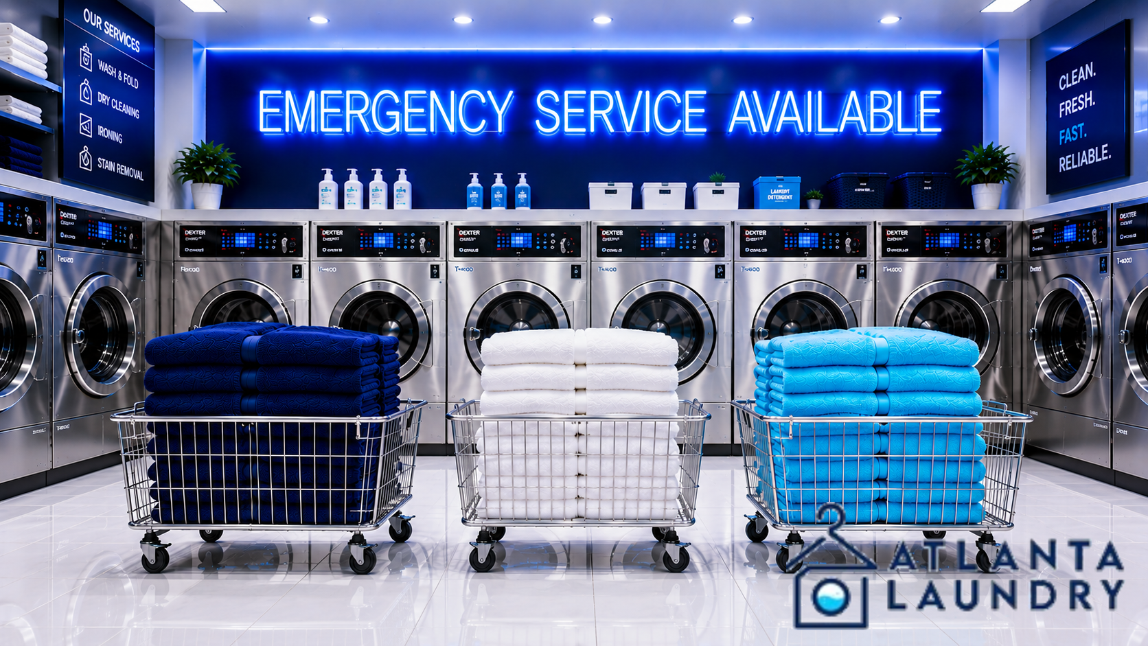 Emergency Commercial Laundry Service In Dunwoody