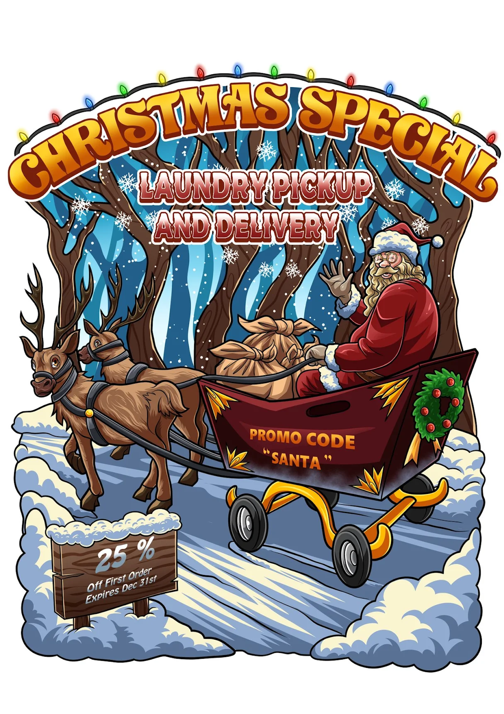 Laundry Pickup And Delivery Service Christmas Special