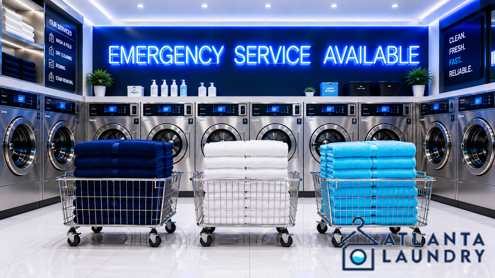 Emergency Commercial Laundry Service In Druid Hills